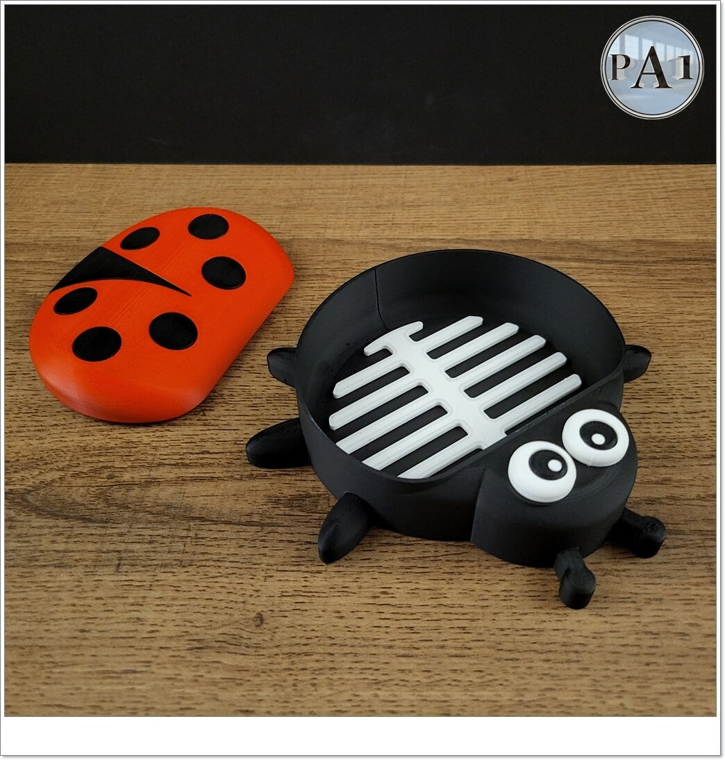 Ladybug Soap Dish & Small Box