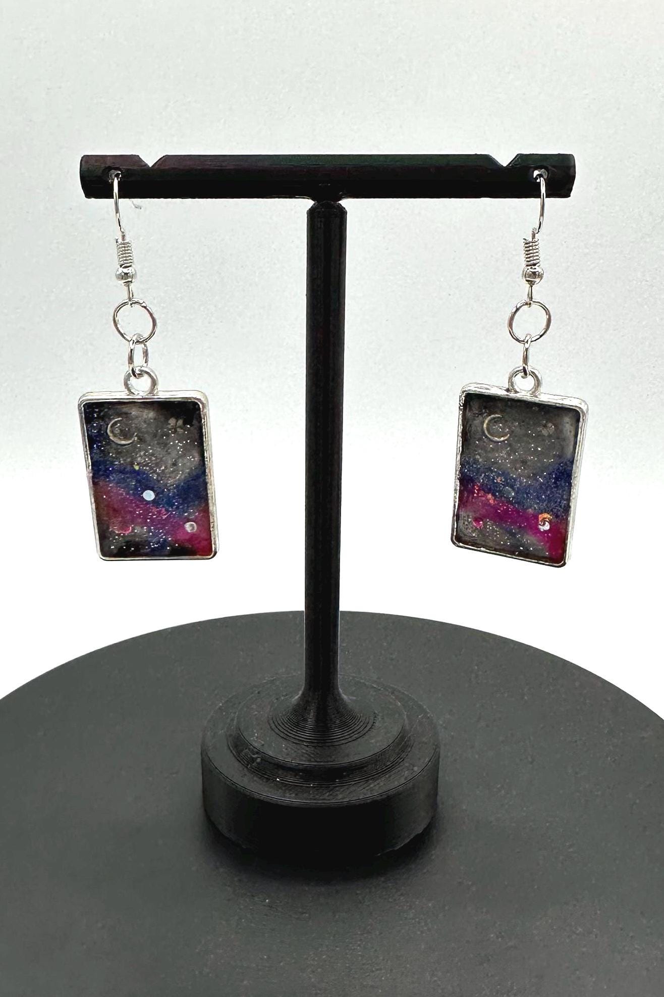 Galaxy Night Sky Earrings