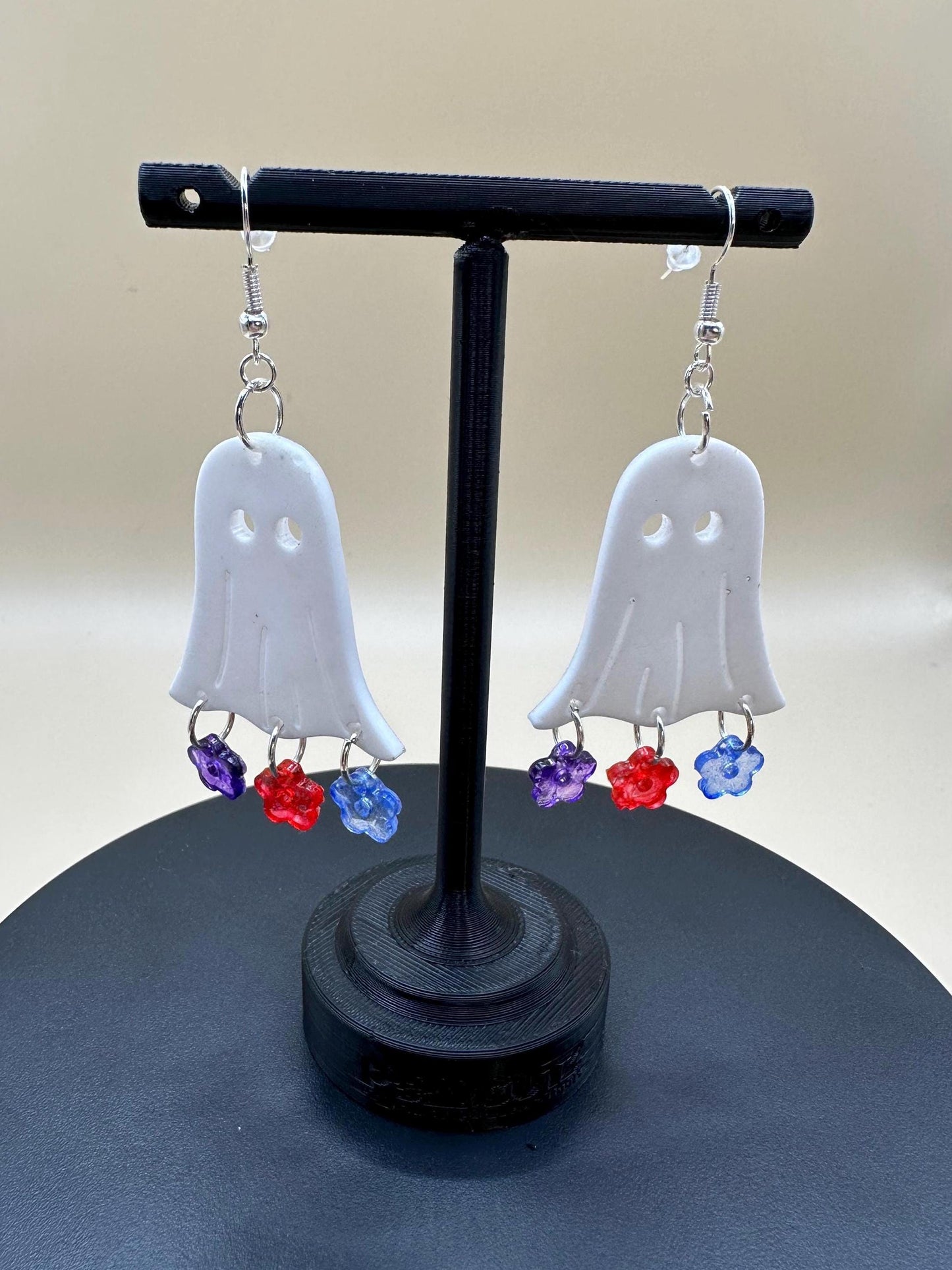 Floral Ghosts Dangle Earrings