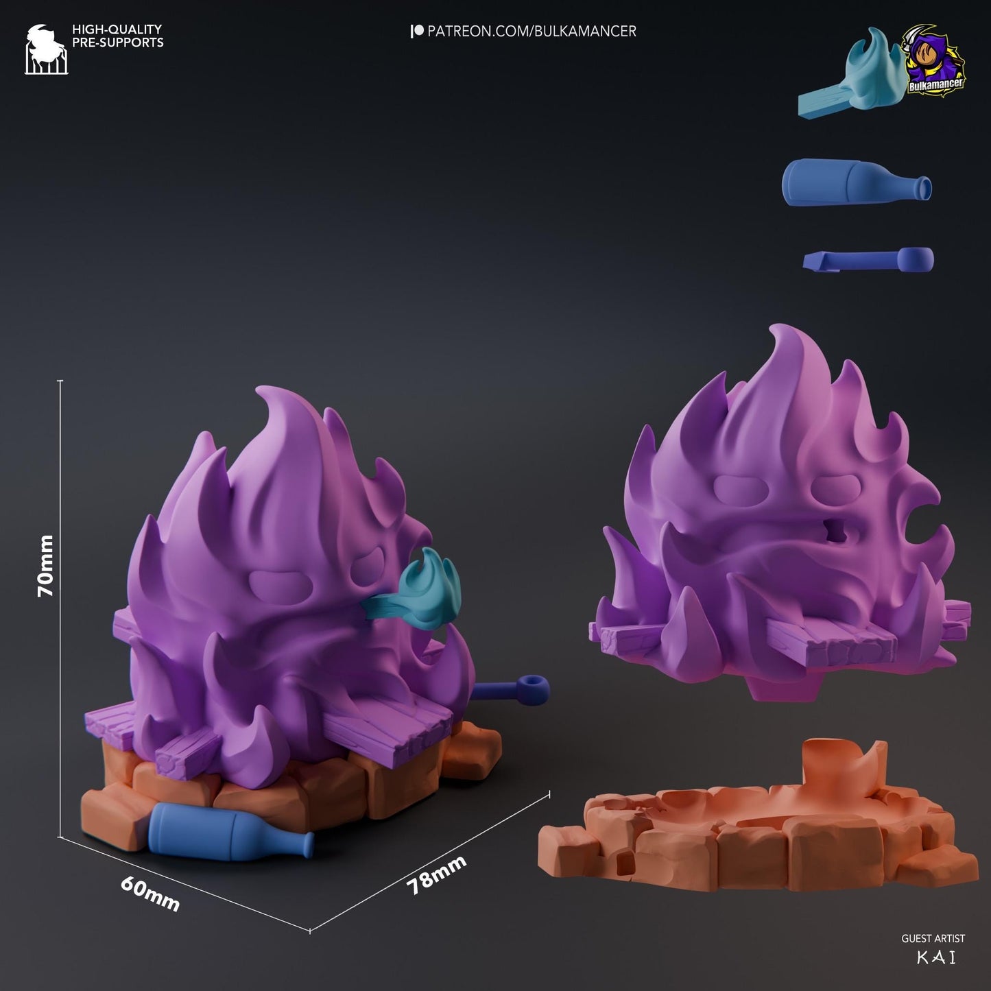 Calcifer Chibi Figurine