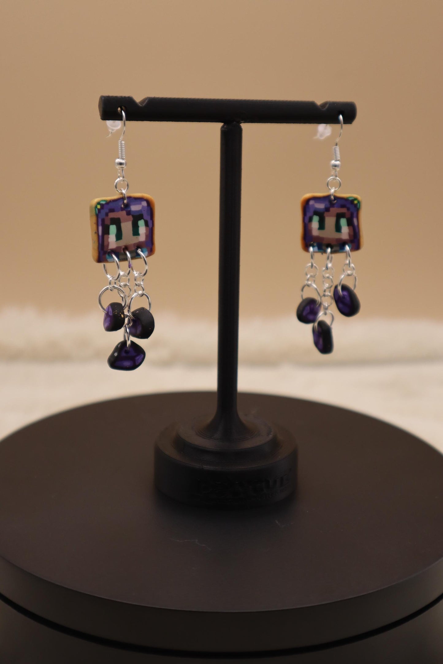 Stardew Abigail’s Amethyst Hoard Dangle Earrings