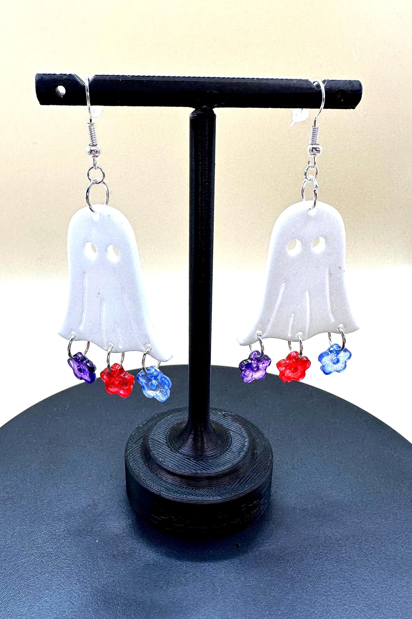 Floral Ghosts Dangle Earrings