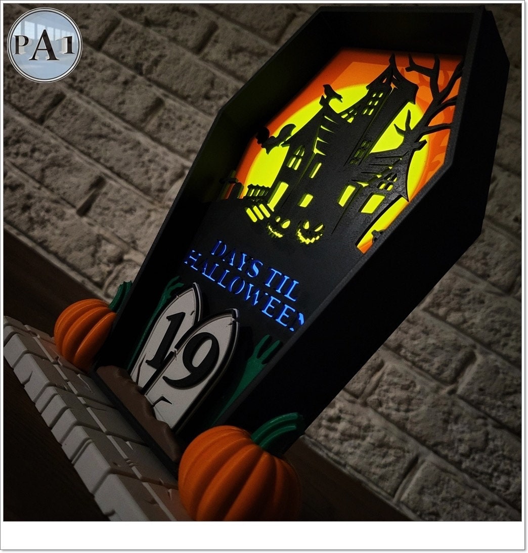 Halloween Countdown | 3D Printed | PLA Filament