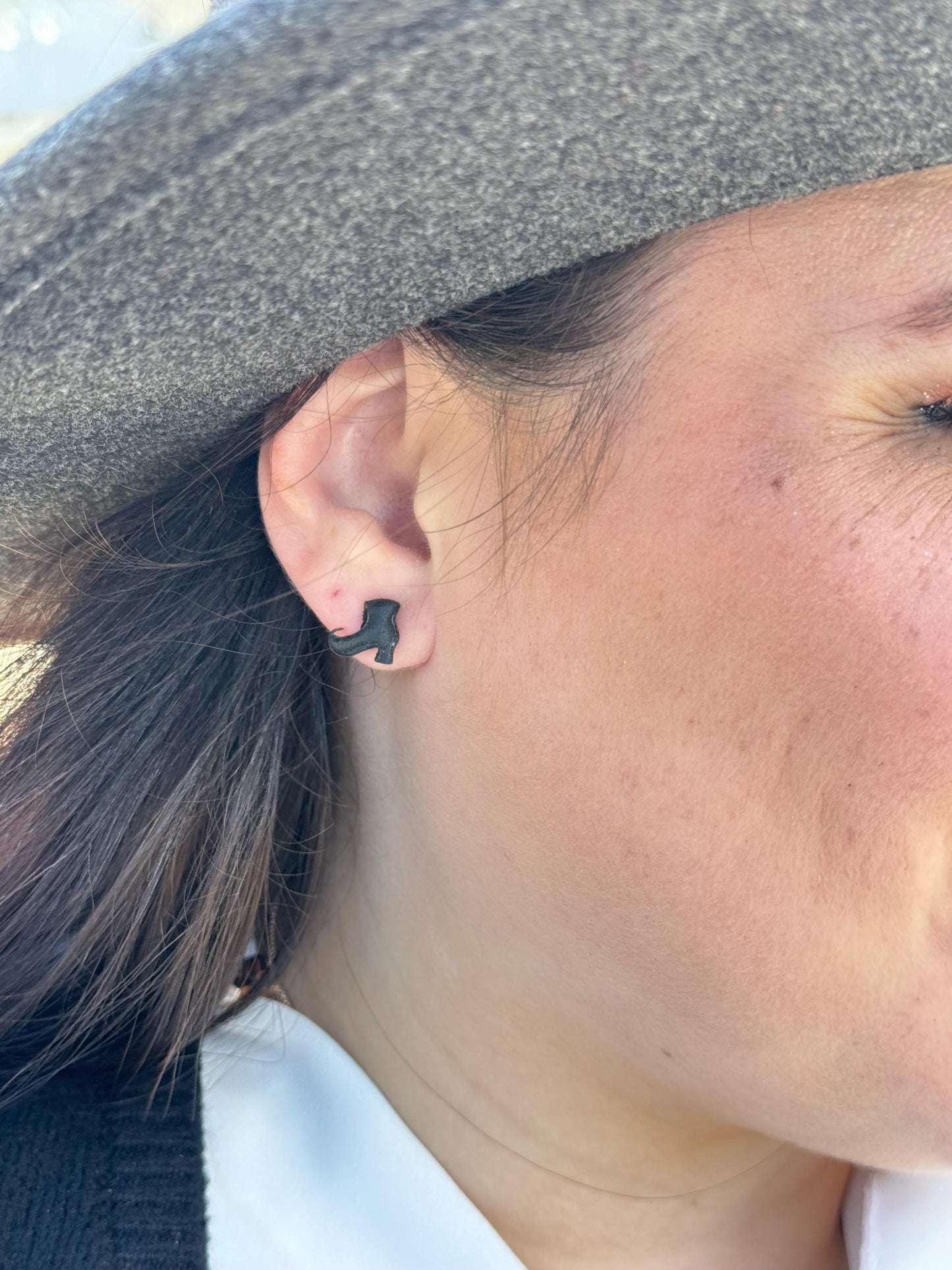 Witch’s Shoes Stud Earrings