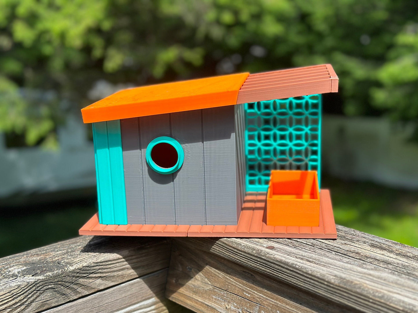Mid Century Modern Bird House