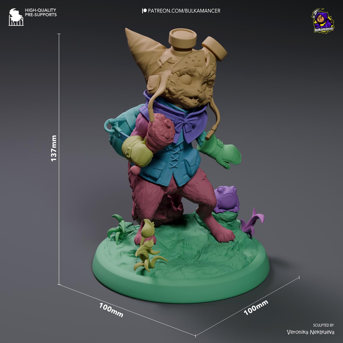 Palico Monster Hunter Figure | Cute Gamer Decor | Felyne Companion Toy | Video Game Desk Decor | Geek Gift for Monster Hunter Fans