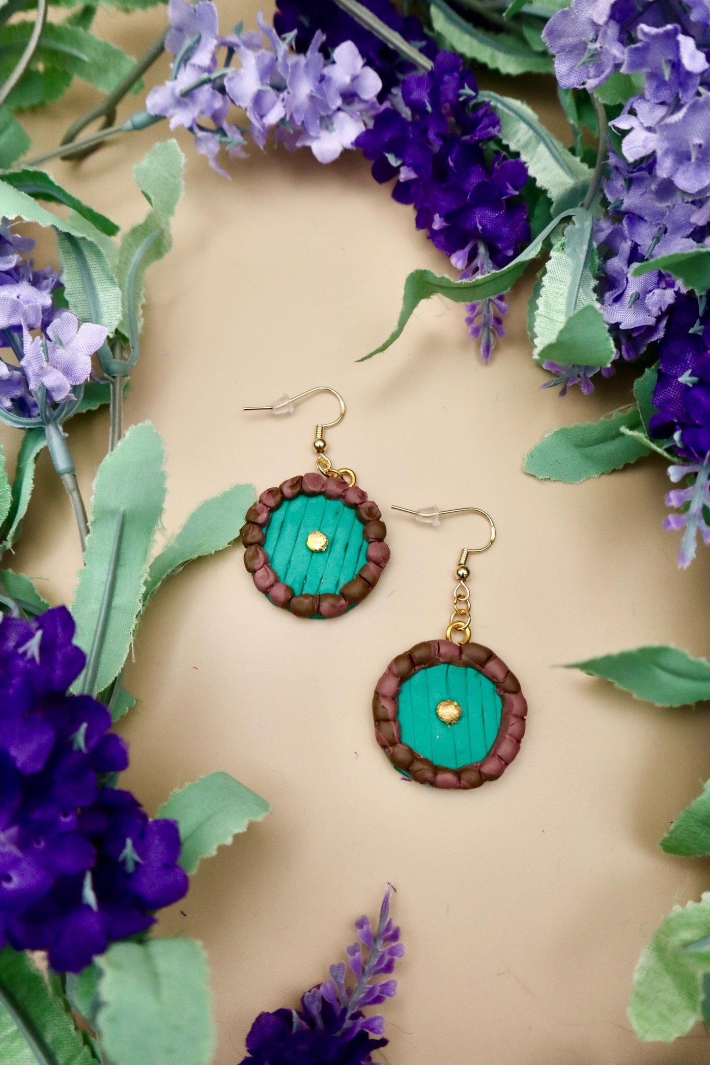 Halfling Hole Door Dangle Earrings