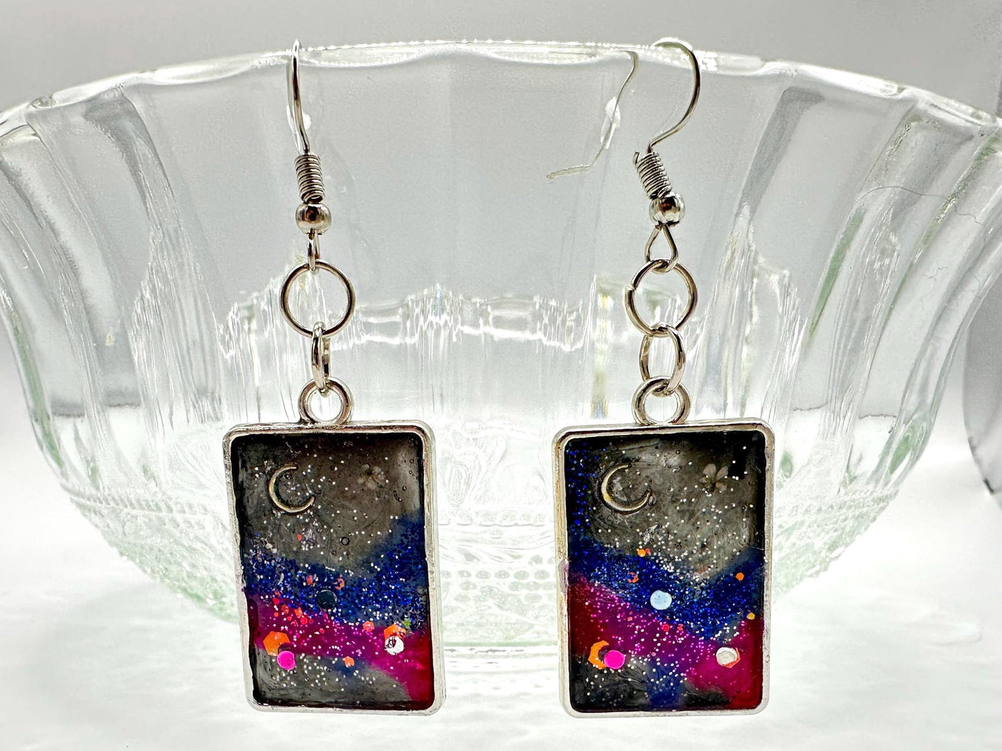 Galaxy Night Sky Earrings