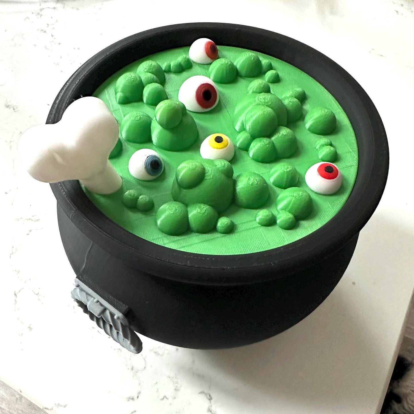Witch's Cauldron Candy Jar