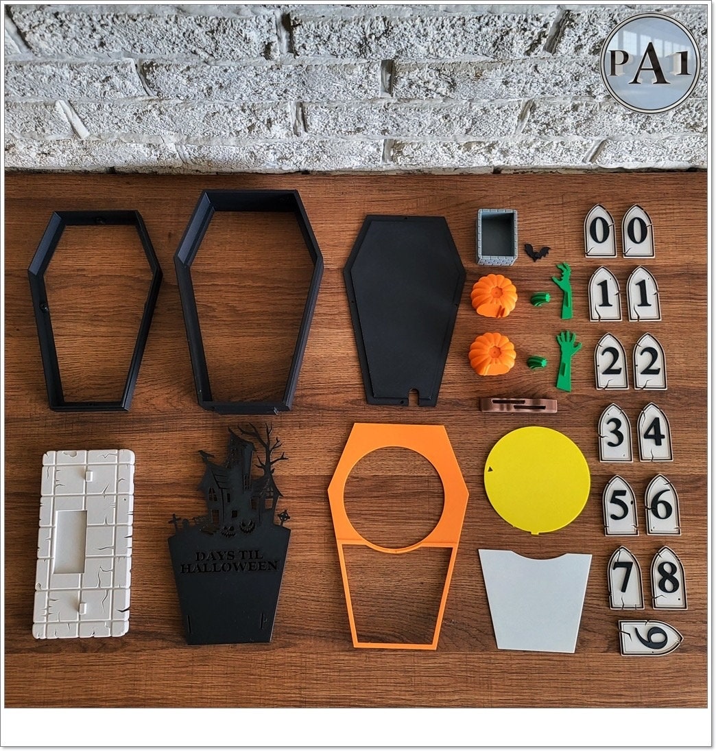 Halloween Countdown | 3D Printed | PLA Filament