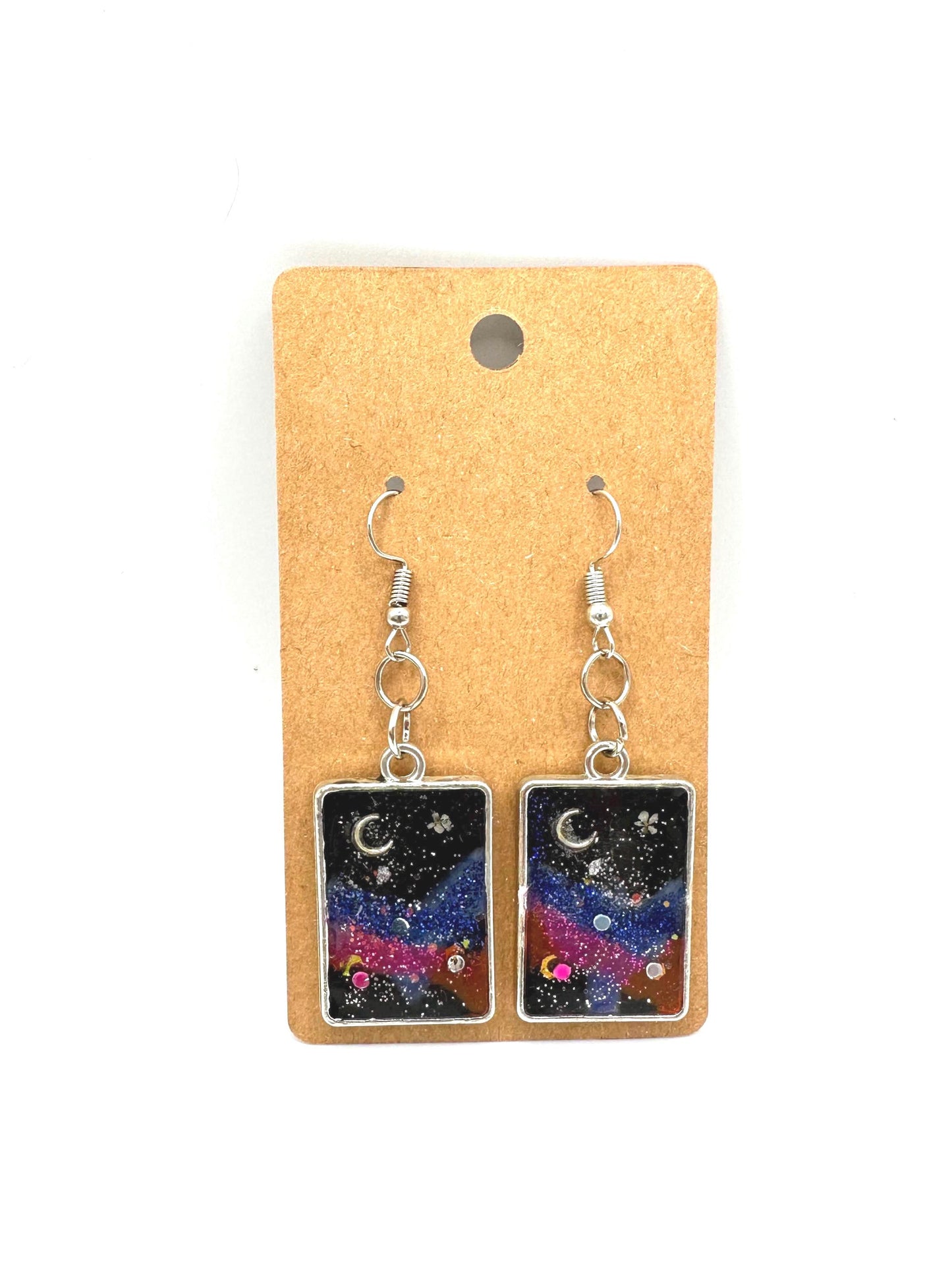 Galaxy Night Sky Earrings