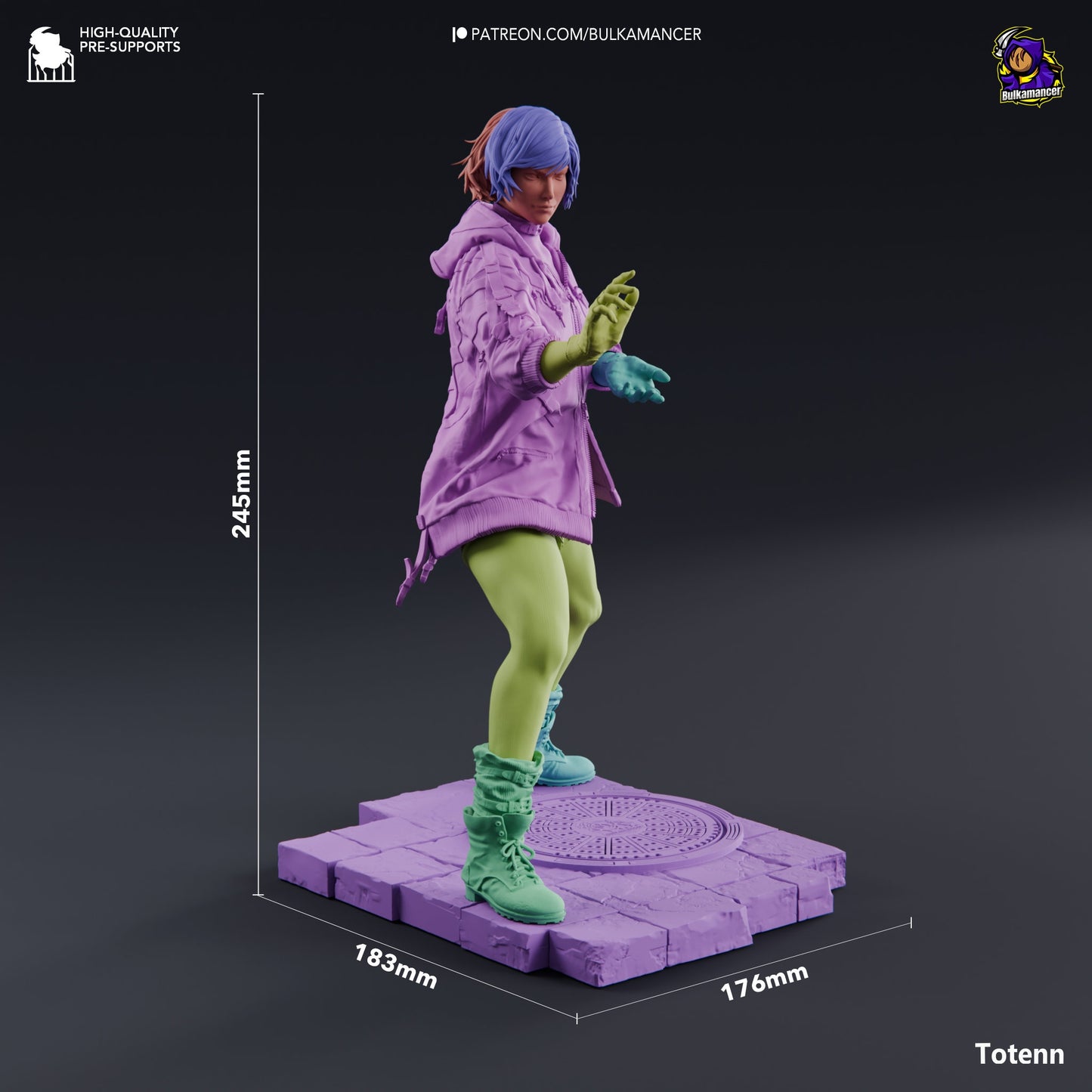 Reina - Tekken 8 | 3D Printed | SOME ASSEMBLY REQUIRED