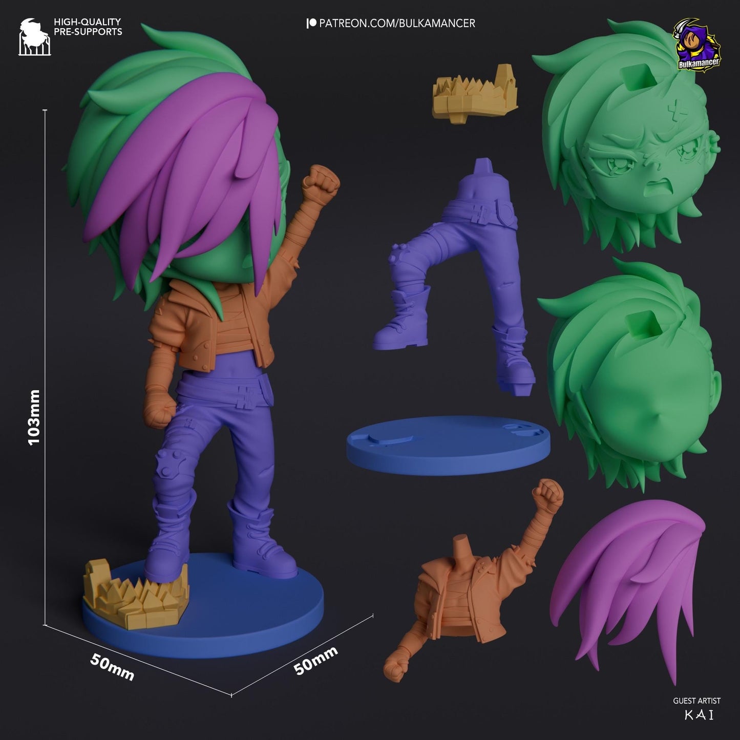 Vi Arcane Chibi Figurine