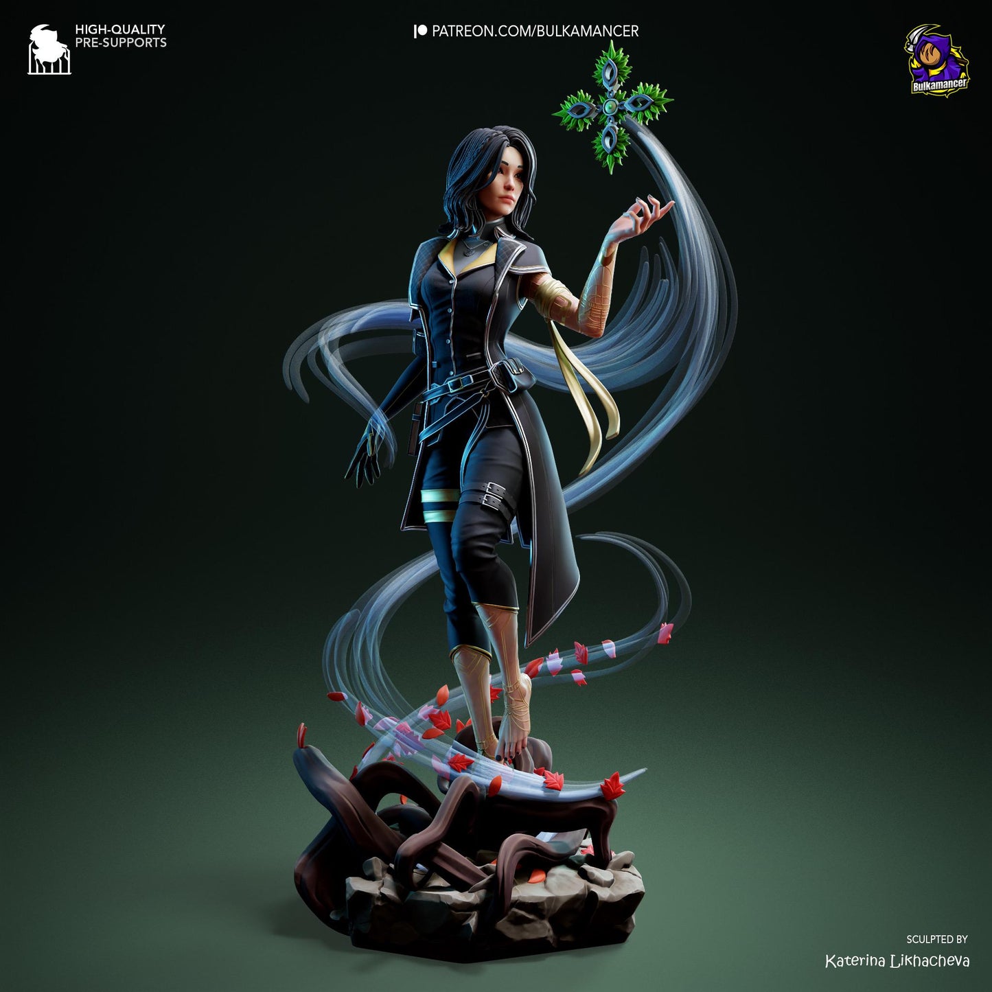 Lune Figurine – Clair Obscur Expedition 33 Fan Art | Painted or Unpainted Fantasy Model Kit | Collectible Gift | Some Assembly Required