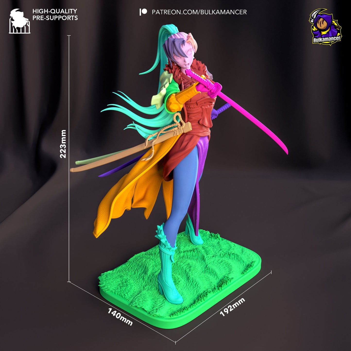 Lyndis - Fire Emblem | 3D Printed Resin | SOME ASSEMBLY REQUIRED
