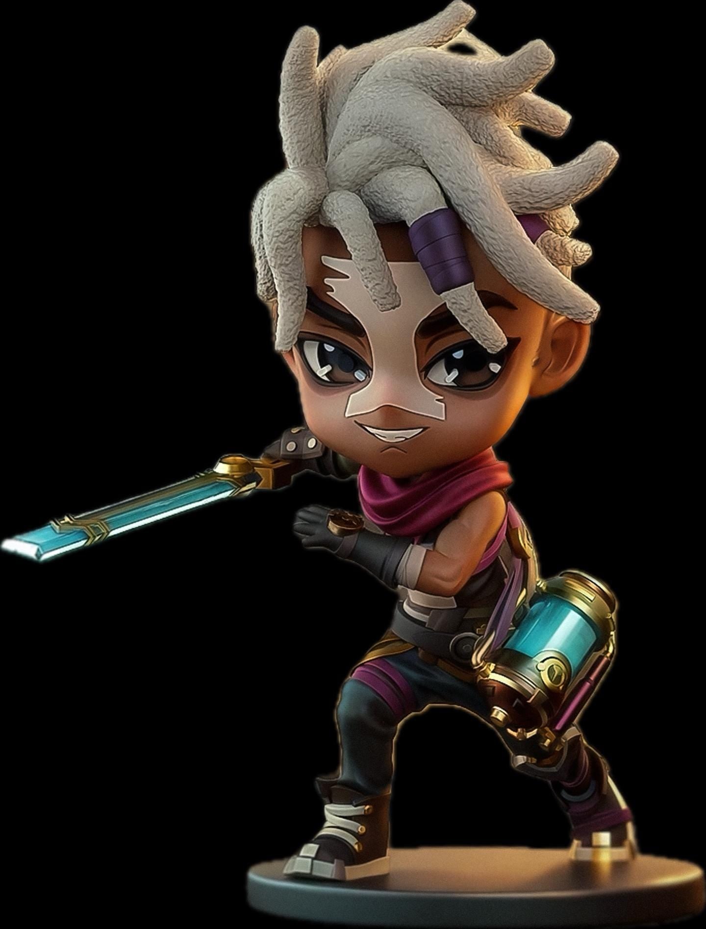 Ekko Arcane Chibi Figurine