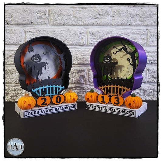 Scarecrow Halloween Countdown | 3D Printed | PLA Filament
