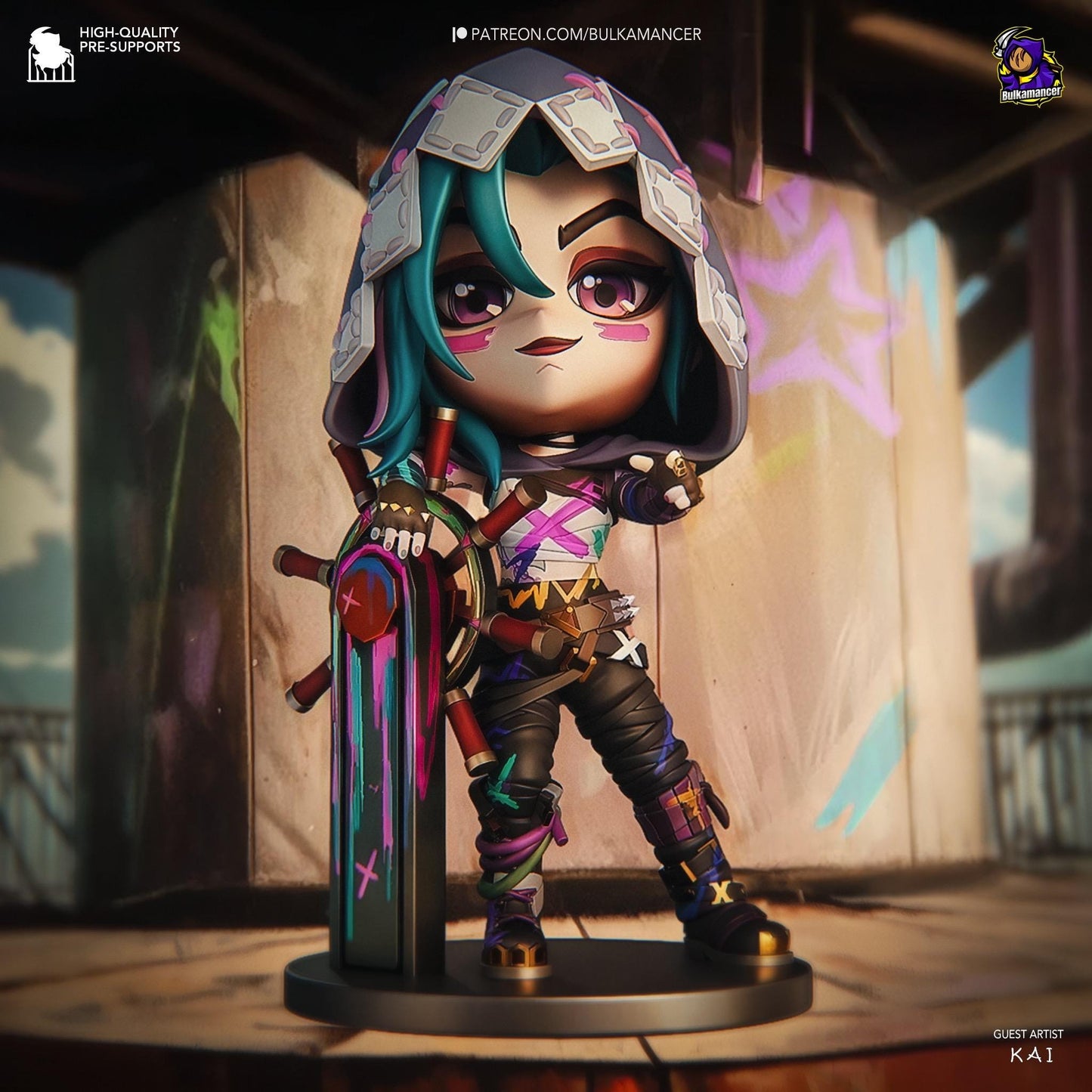 Jinx Arcane Chibi Figurine