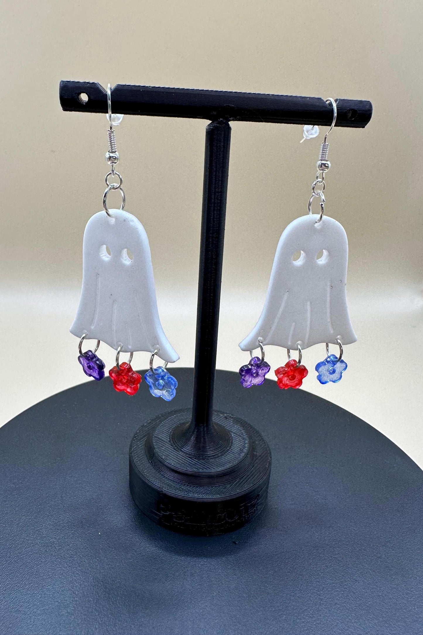 Floral Ghosts Dangle Earrings