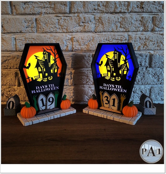 Halloween Countdown | 3D Printed | PLA Filament