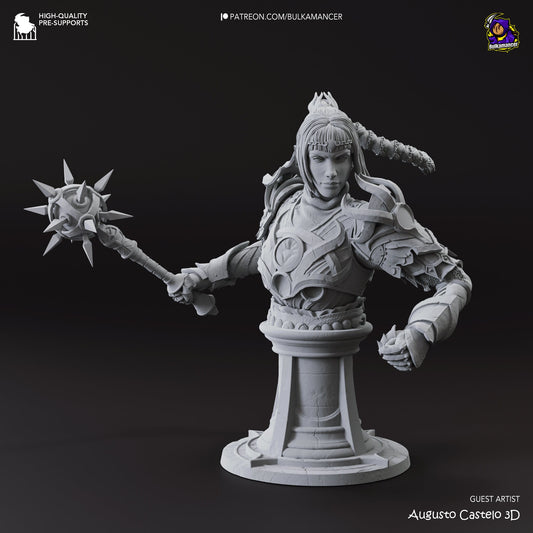 ShadowHeart Bust Baldur's Gate 3 | Unpainted SOME ASSEMBLY REQUIRED