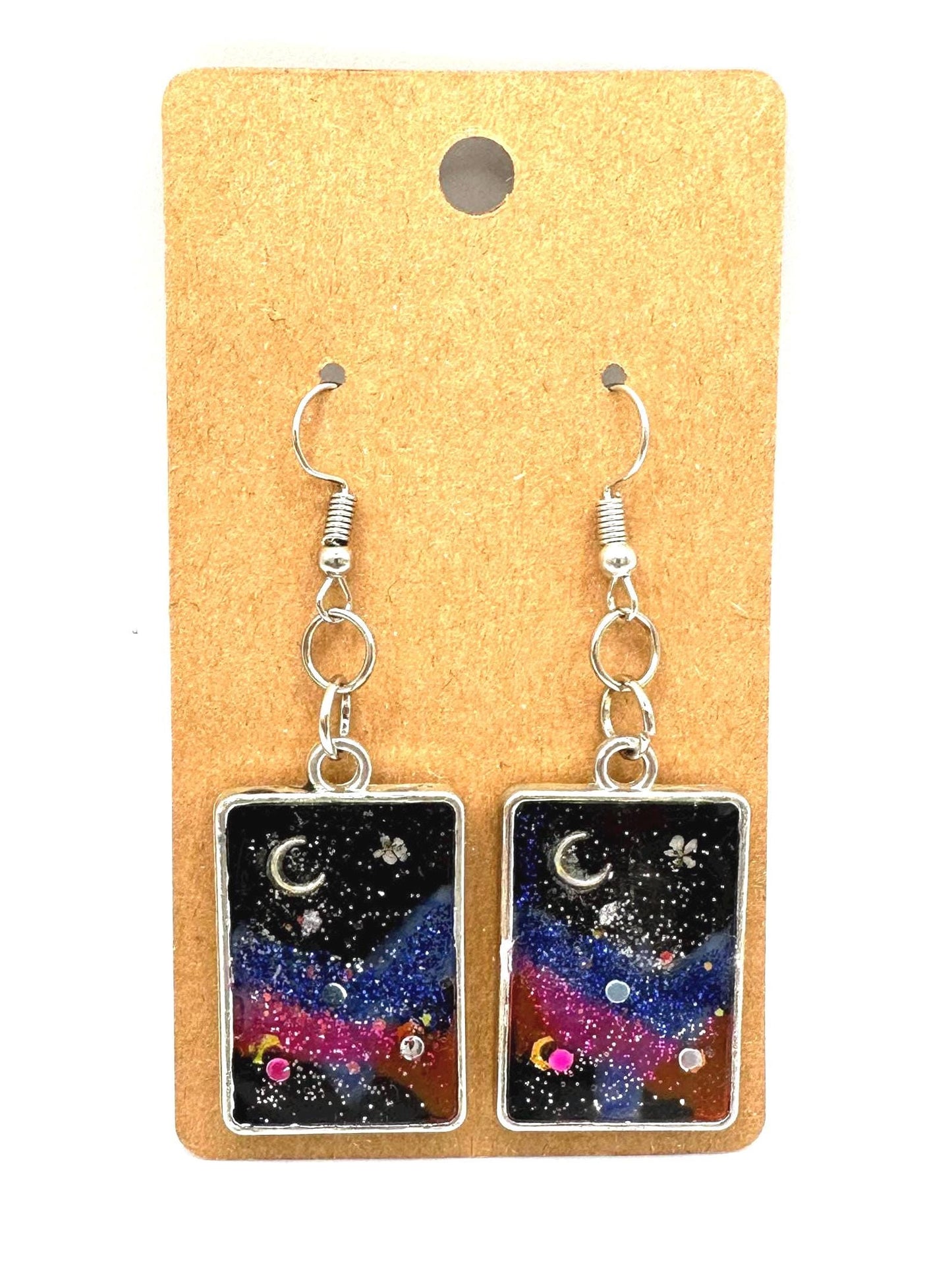 Galaxy Night Sky Earrings