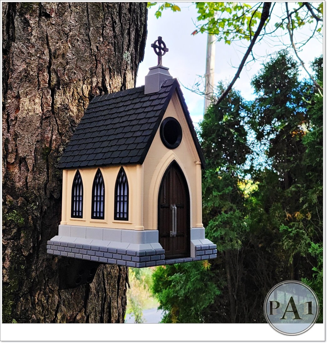 Gothic Church Birdhouse
