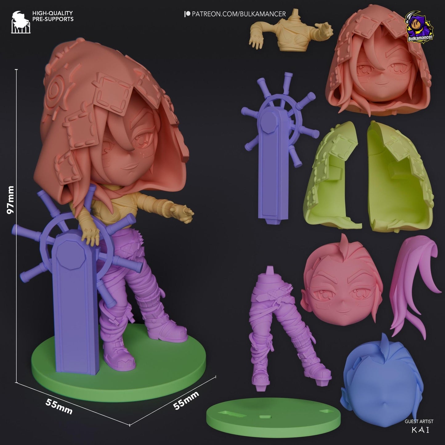 Jinx Arcane Chibi Figurine