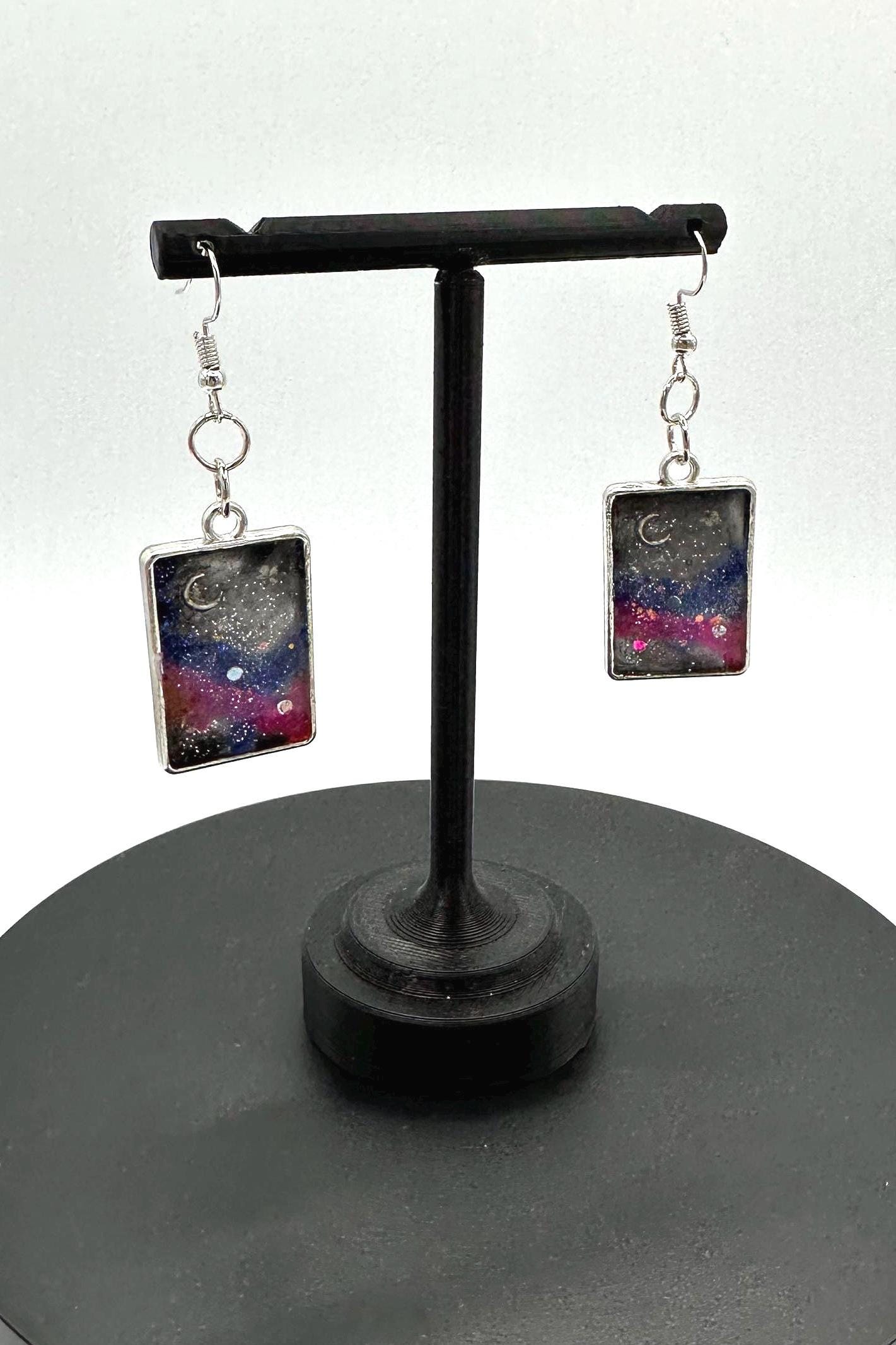 Galaxy Night Sky Earrings