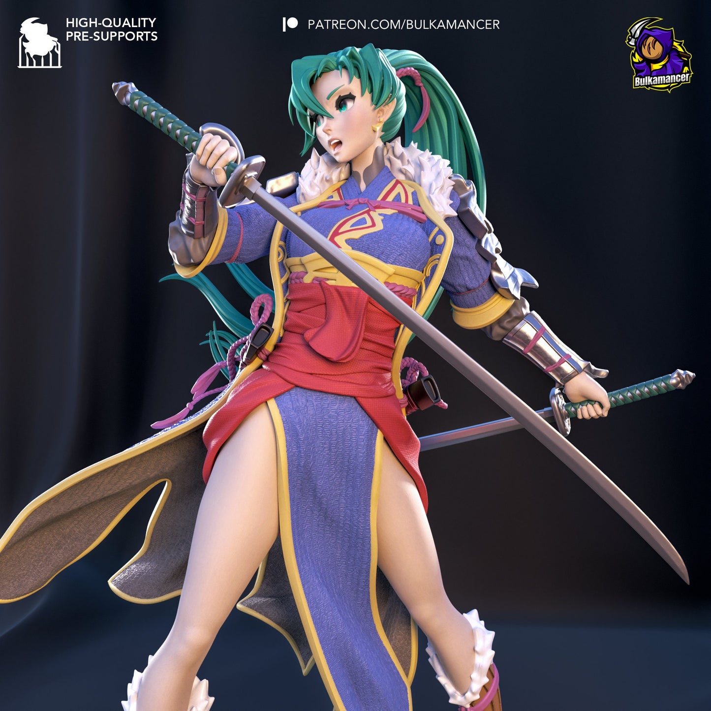 Lyndis - Fire Emblem | 3D Printed Resin | SOME ASSEMBLY REQUIRED