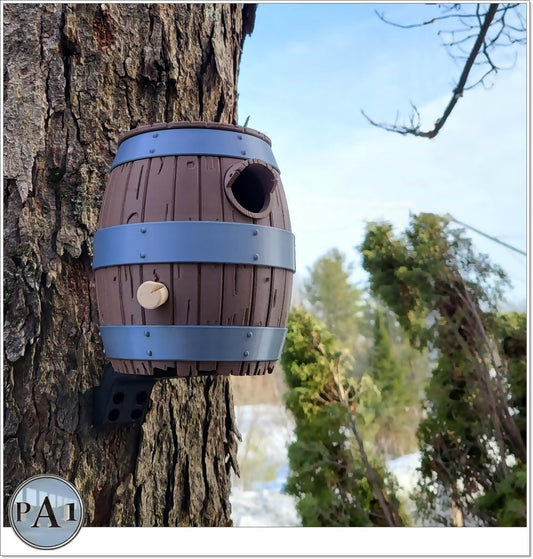 Barrel Birdhouse