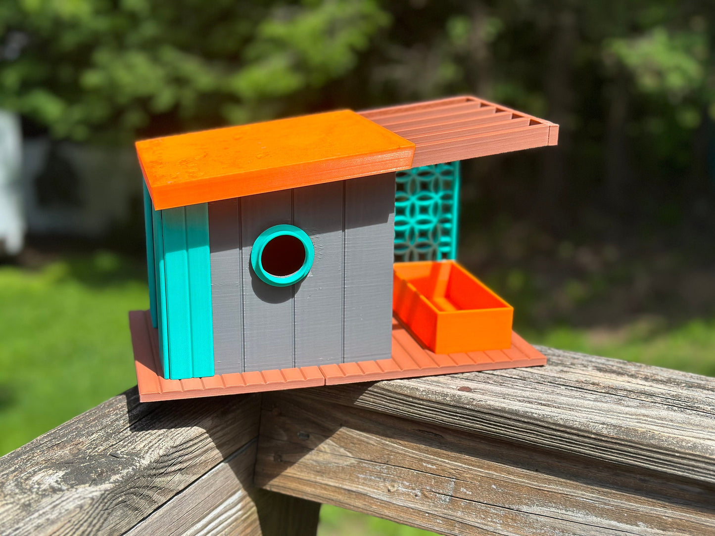 Mid Century Modern Bird House