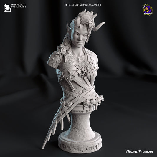 Karlach Bust Baldur's Gate 3 | 3D Printed | Resin