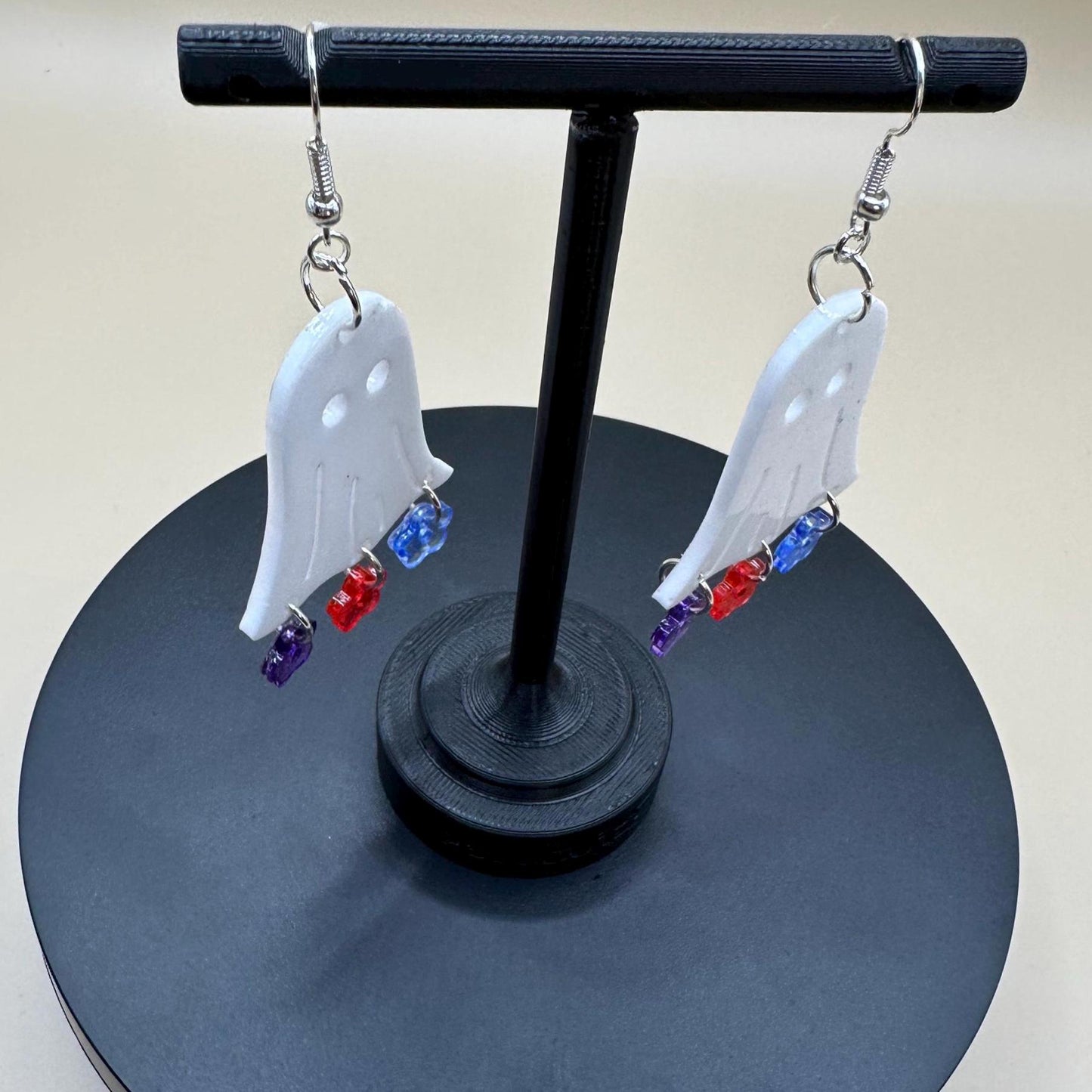 Floral Ghosts Dangle Earrings
