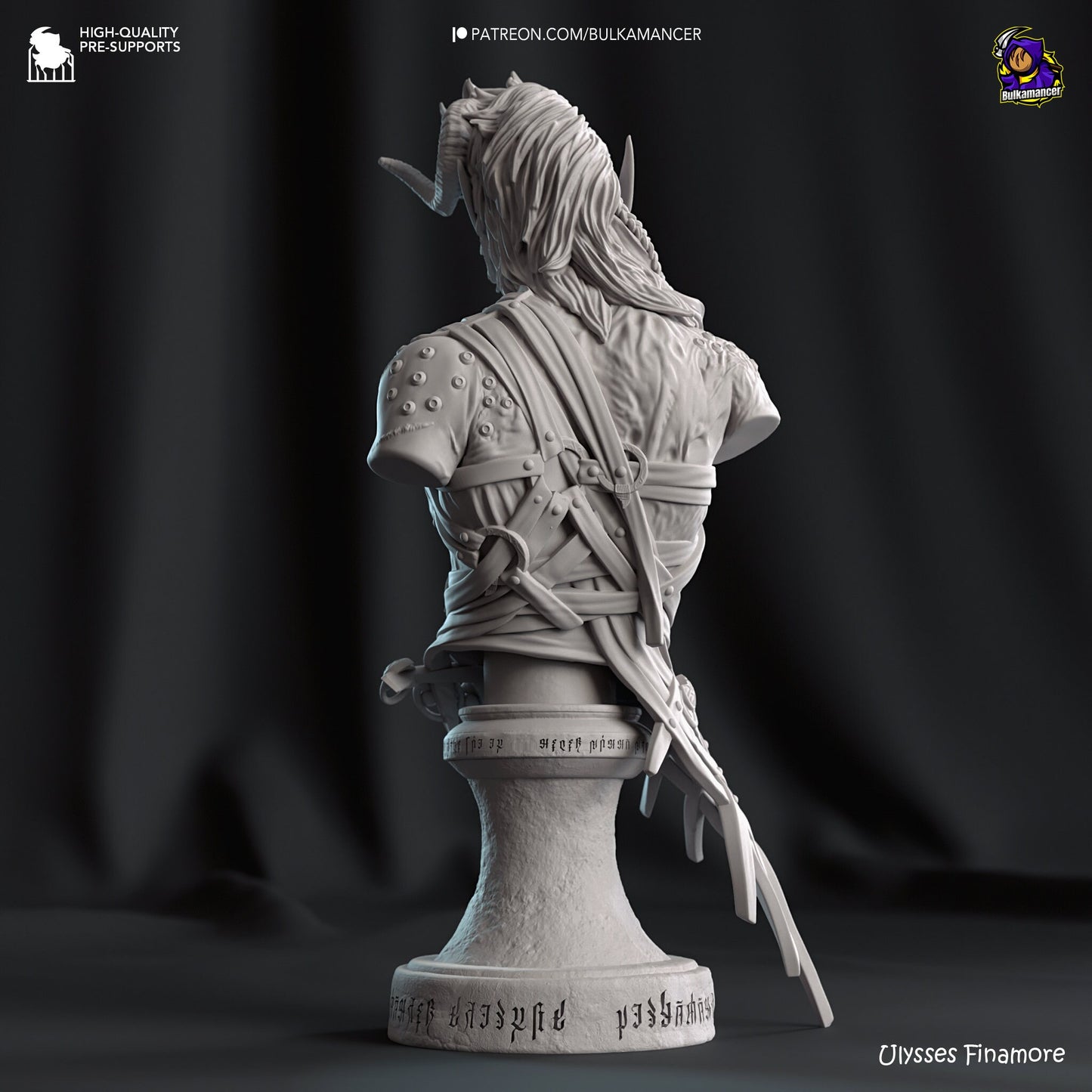 Karlach Bust Baldur's Gate 3 | 3D Printed | Resin