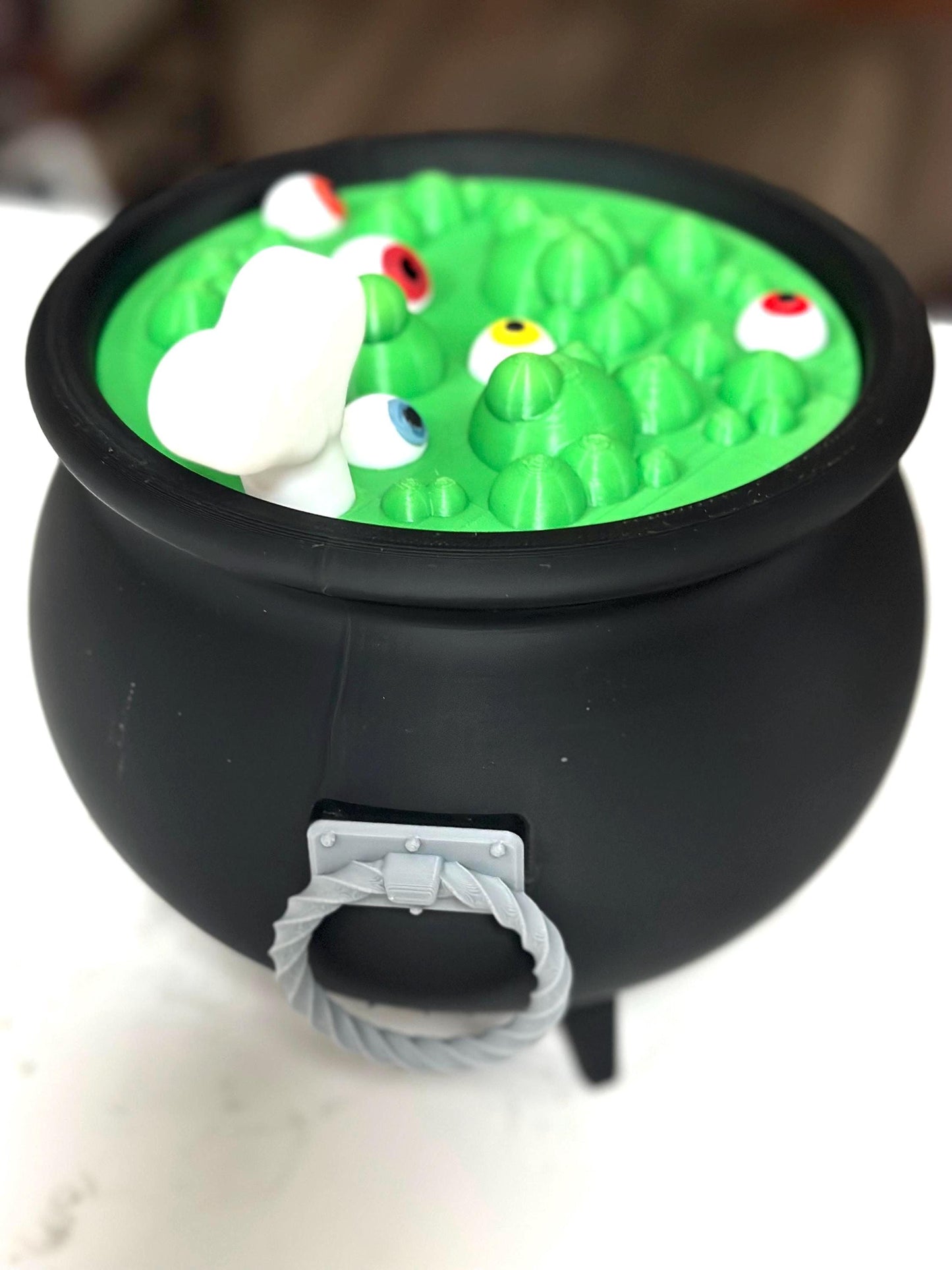 Witch's Cauldron Candy Jar