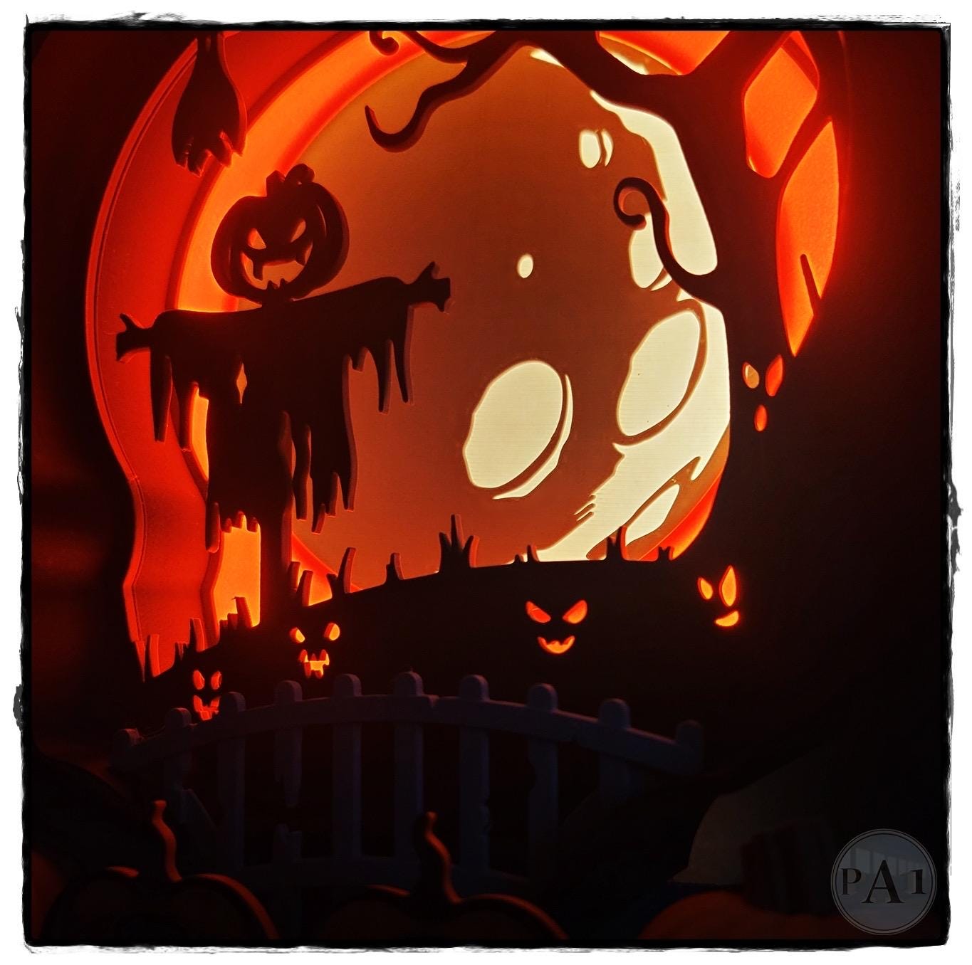 Scarecrow Halloween Countdown | 3D Printed | PLA Filament