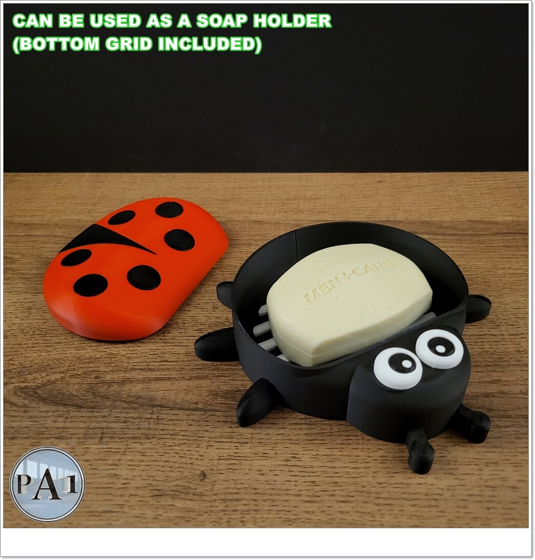 Ladybug Soap Dish & Small Box