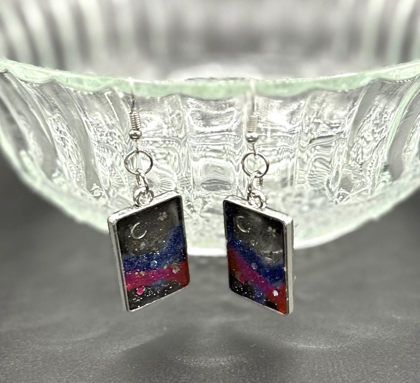 Galaxy Night Sky Earrings