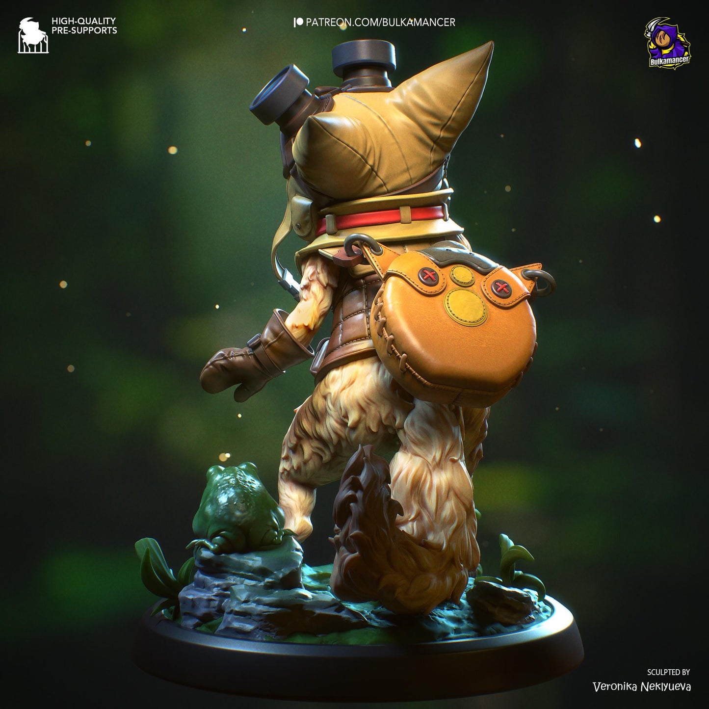 Palico Monster Hunter Figure | Cute Gamer Decor | Felyne Companion Toy | Video Game Desk Decor | Geek Gift for Monster Hunter Fans