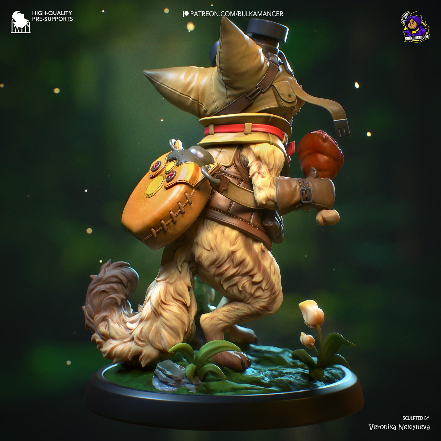 Palico Monster Hunter Figure | Cute Gamer Decor | Felyne Companion Toy | Video Game Desk Decor | Geek Gift for Monster Hunter Fans