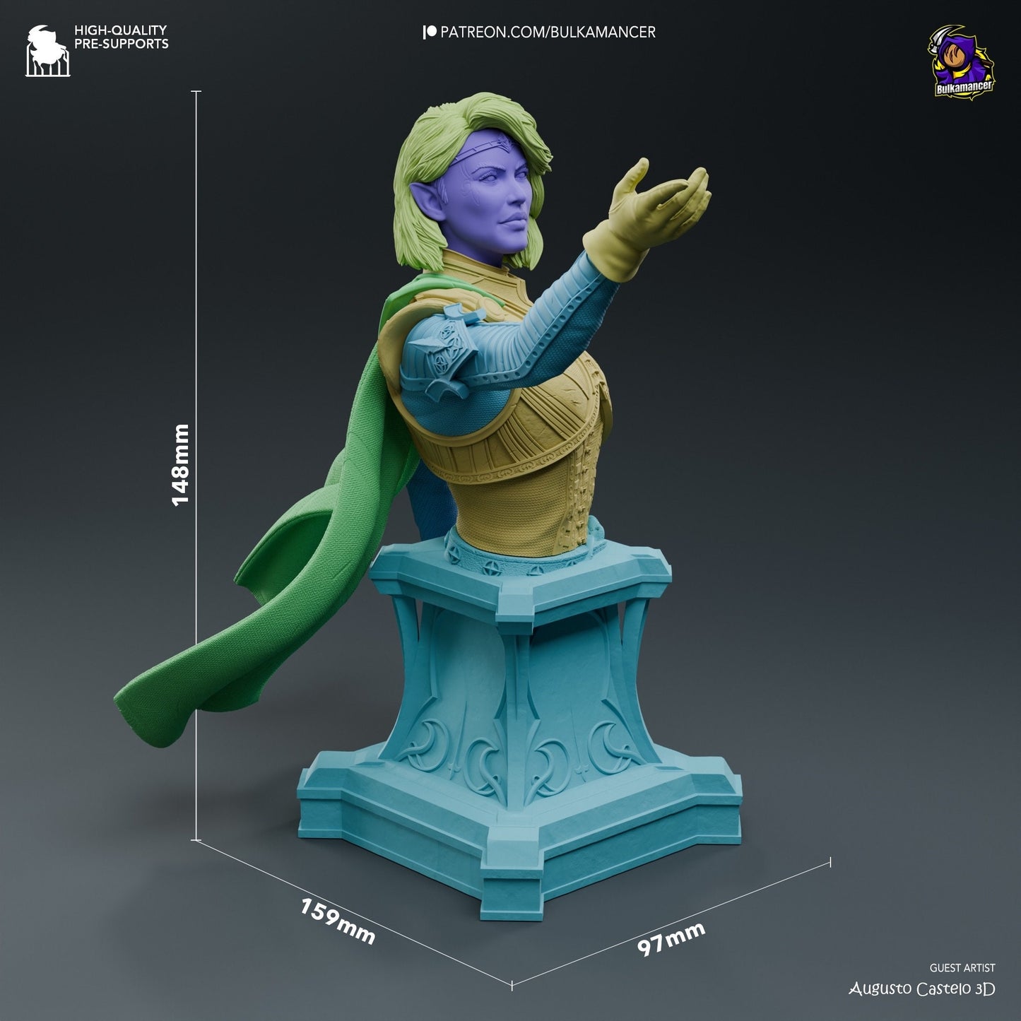 Isobel - Baldur's Gate 3 Bust | SOME ASSEMBLY REQUIRED