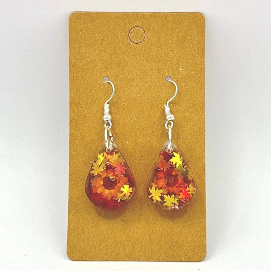 Fall Foliage Drop Earrings