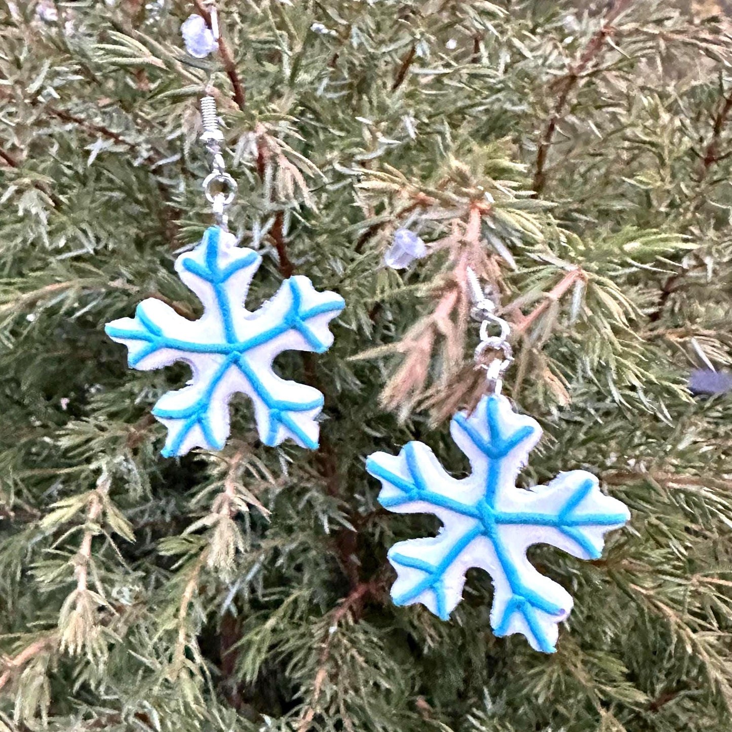 Snowflake Dangle Earrings