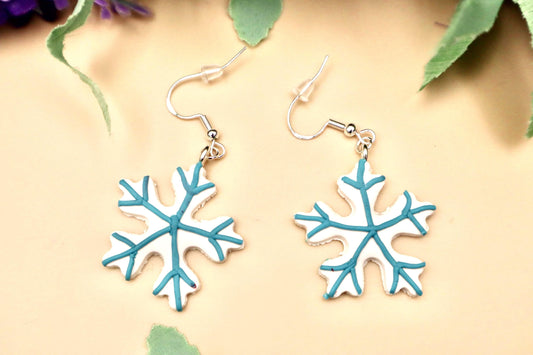 Snowflake Dangle Earrings