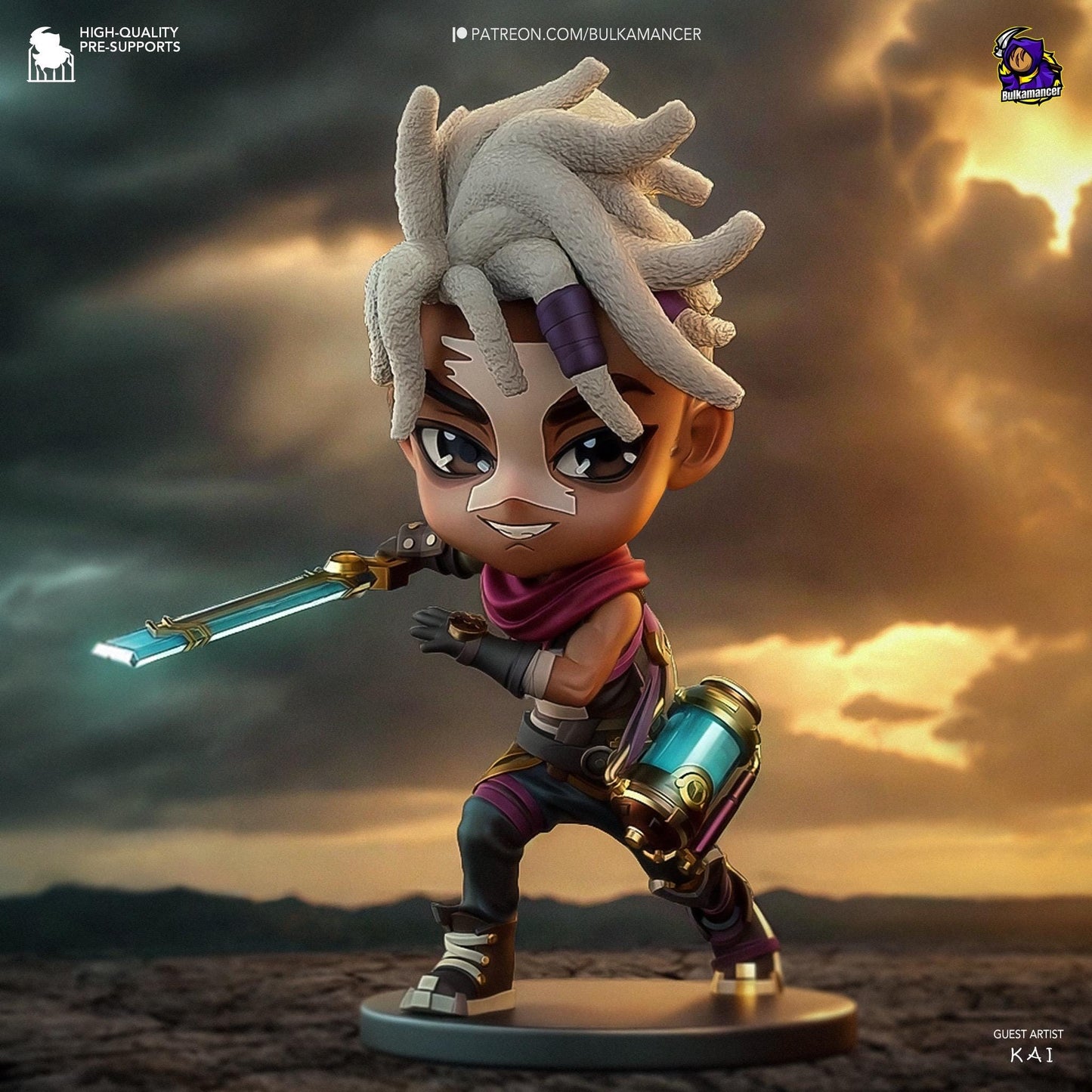 Ekko Arcane Chibi Figurine