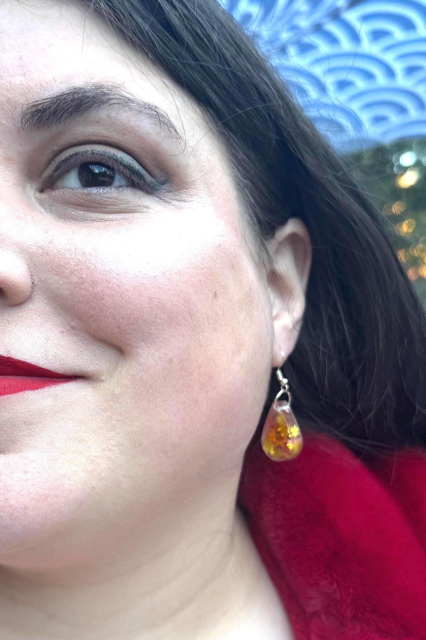 Fall Foliage Drop Earrings