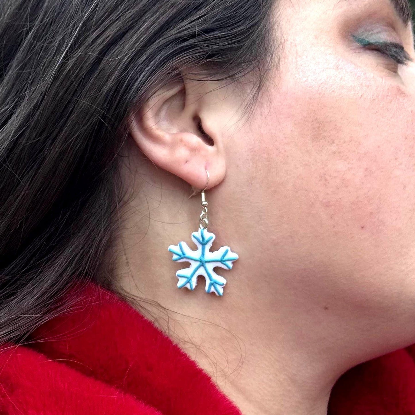 Snowflake Dangle Earrings