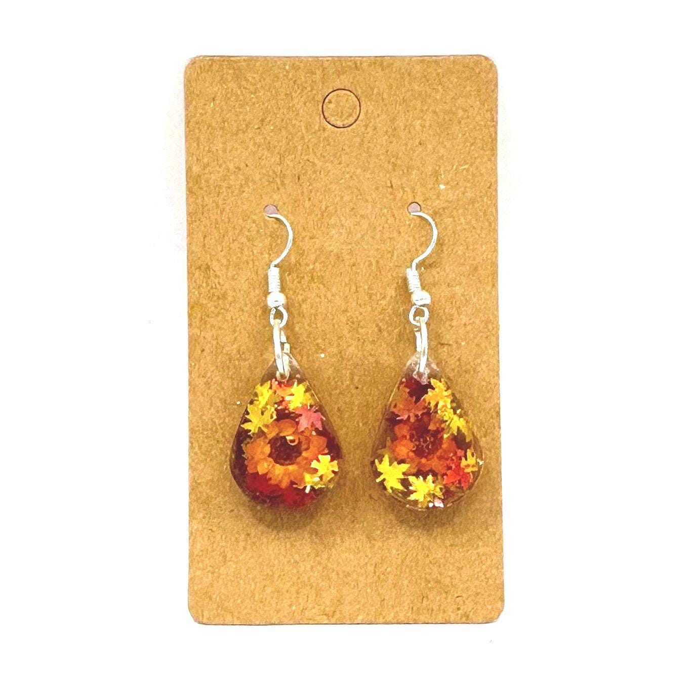 Fall Foliage Drop Earrings