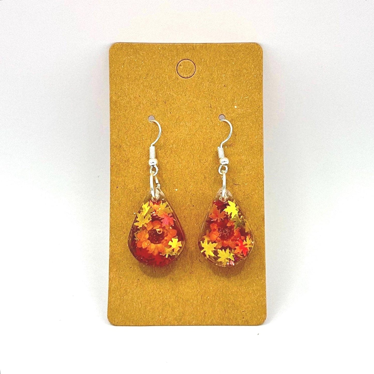 Fall Foliage Drop Earrings